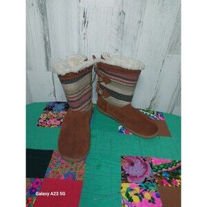 Pendleton Boots Women's Size 8 Tie Back